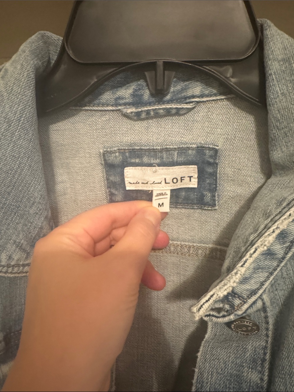 NWOT LOFT Jean Jacket - Picture 2 of 5